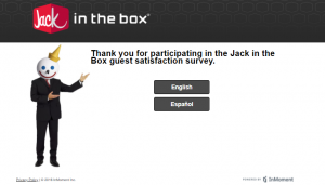 Jack listens Survey