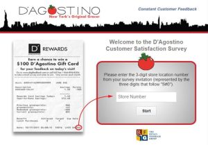 DAgostino-Customer-Feedback-Survey