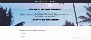 Hollister Survey