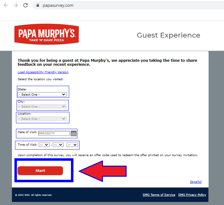Papa Murphy’s Customer Feedback Survey 