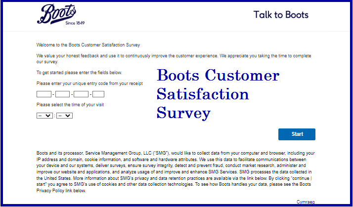 Boots Customer Satisfaction Survey