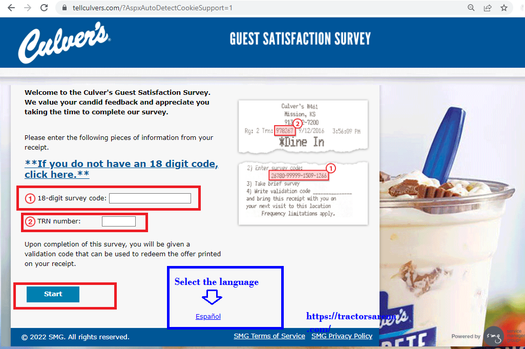 Culver’s Guest Satisfaction Survey 