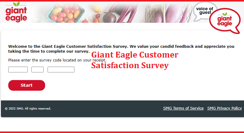 Giant Eagle Customer Satisfaction Survey