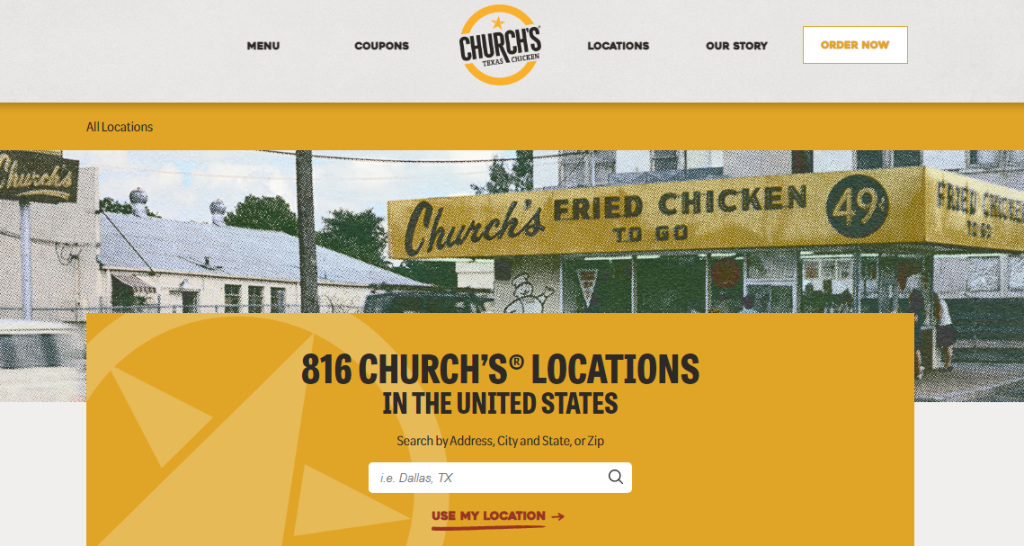 Church's Chicken Restaurant Number