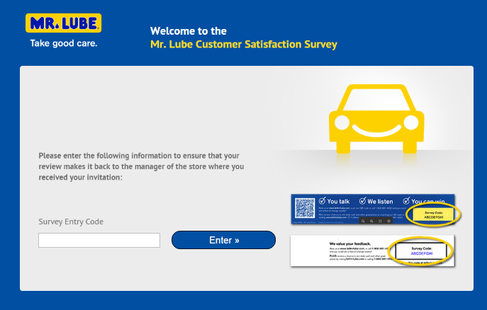 Mr.Lube Customer Satisfaction Survey