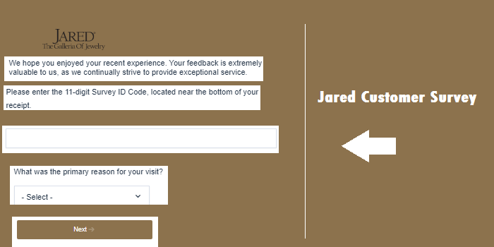 Jared Customer Survey
