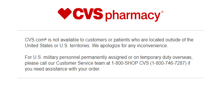 CVS Pharmacy Survey Email