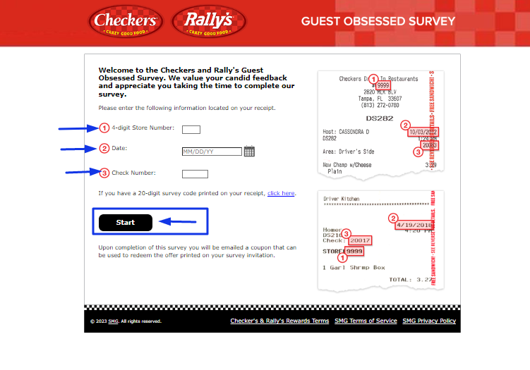 Checkers and Rally’s Guest Obsessed Survey