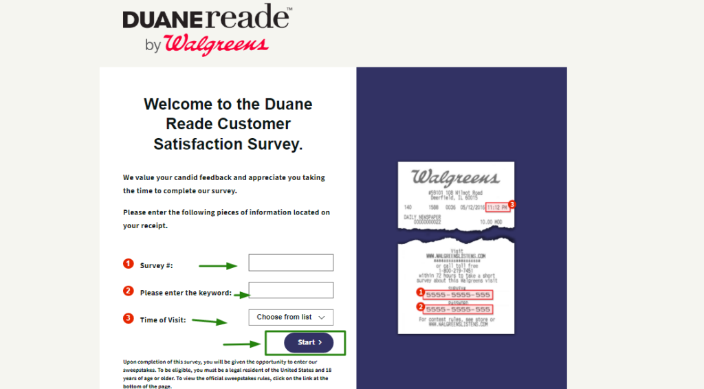Duane Reade Customer Satisfaction Survey